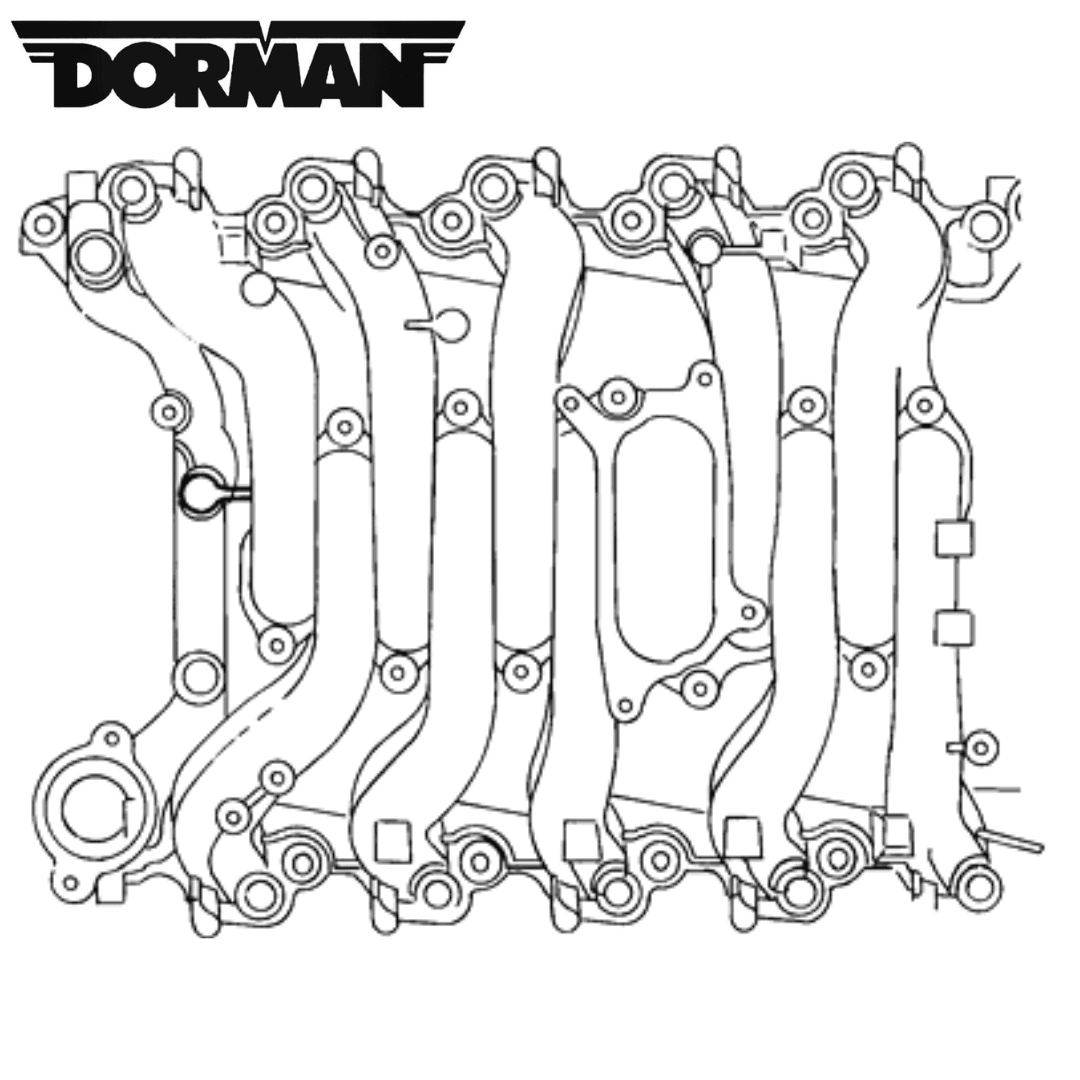 Camarin Manifold Multiple de Admision del Motor Ford Expedition 5.4 2000-2004 2L1Z9424AA 615188 Dorman - Image 6