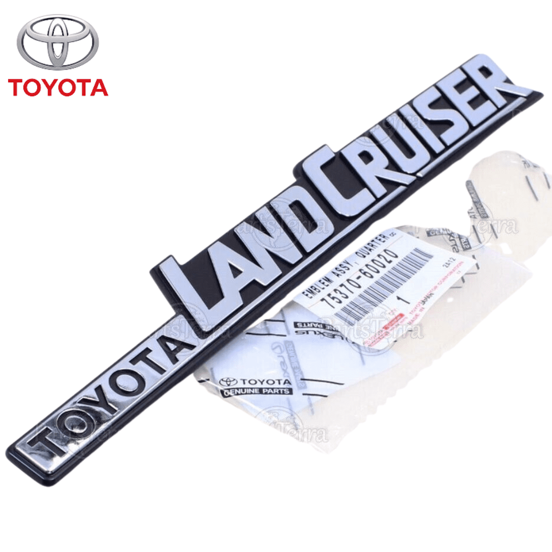 Emblema Land Cruiser Derecho Toyota Machito FJ60 FG62 1991-2007 75370-60020 Genuino Original