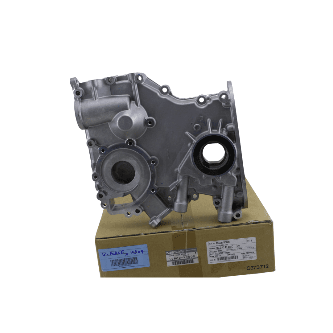 Tapa Cadena (Bomba de Aceite) Nissan Patrol 3.0 3.3 4.8 1997-2008 13500VC000, 13500-VC000 Nissan Genuino Original