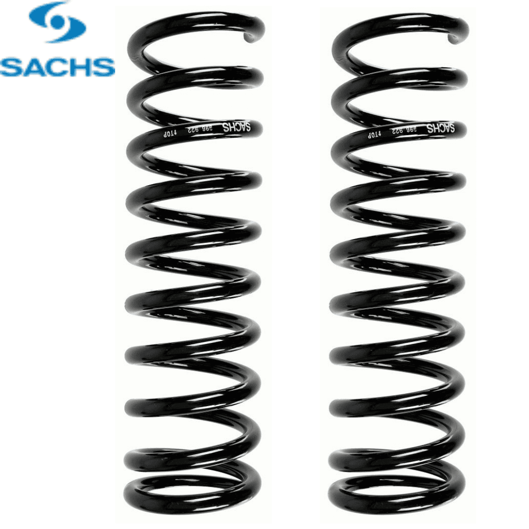 Set 2 Espirales Trasero Mercedes Benz 200E 3.2 1991-1995 1243241304 996922 Sachs