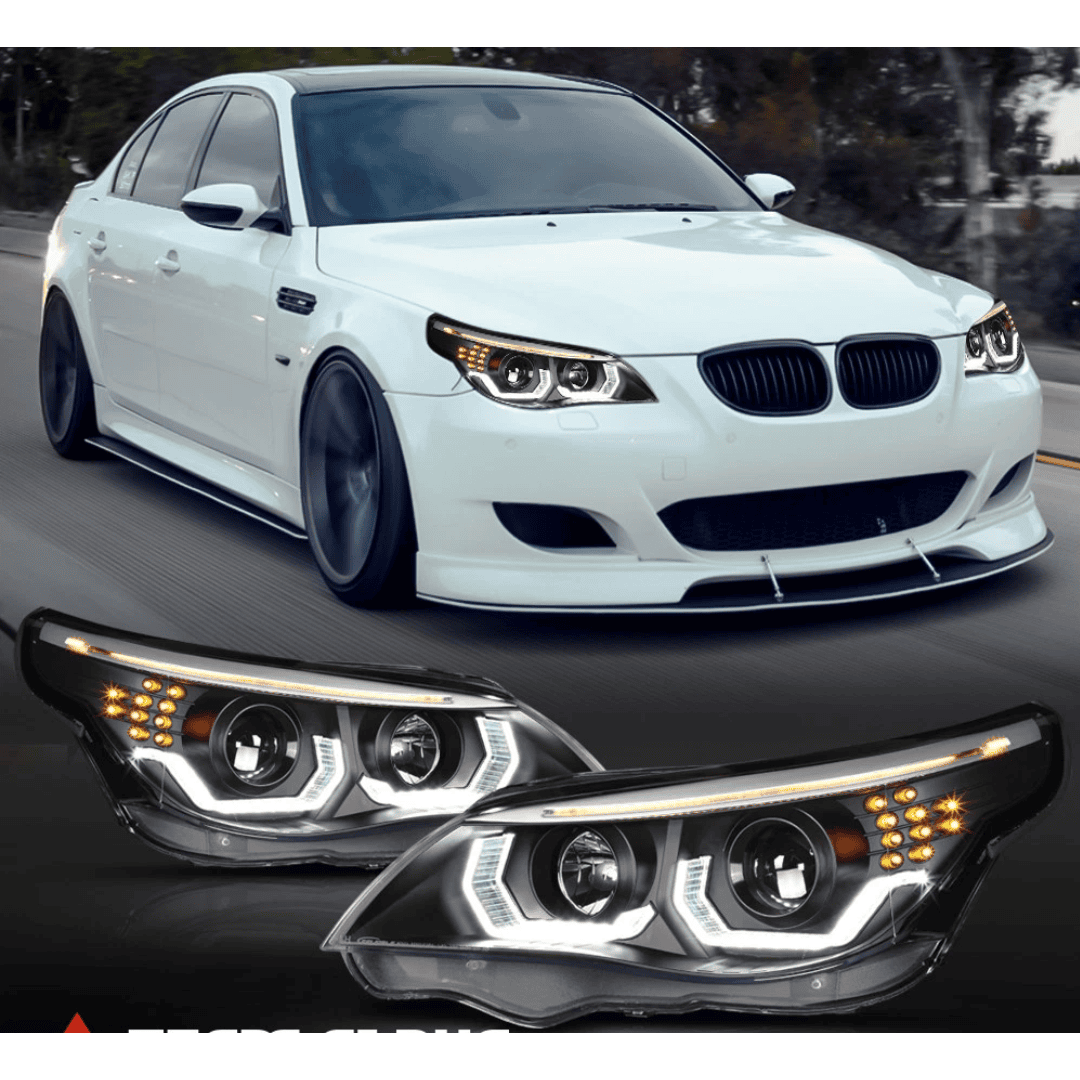 Set de 2 Faros BMW Serie 5 E60 3.0 2004-2007 BM2502134 BM2503133 Aftermarket