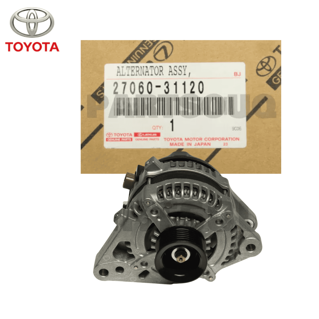 Alternador Toyota FJ Cruiser Hilux 4.0 (1GRFE) 2006-2012  2706031120 Genuino Toyota