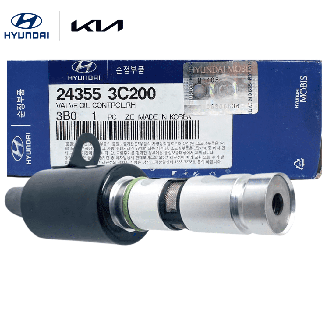 Sensor Valvula VVTI OCV Derecha Hyundai Sonata Santa Fe Kia Sedona 3.3 3.8 2006-2010 243553C200 Genuino Original
