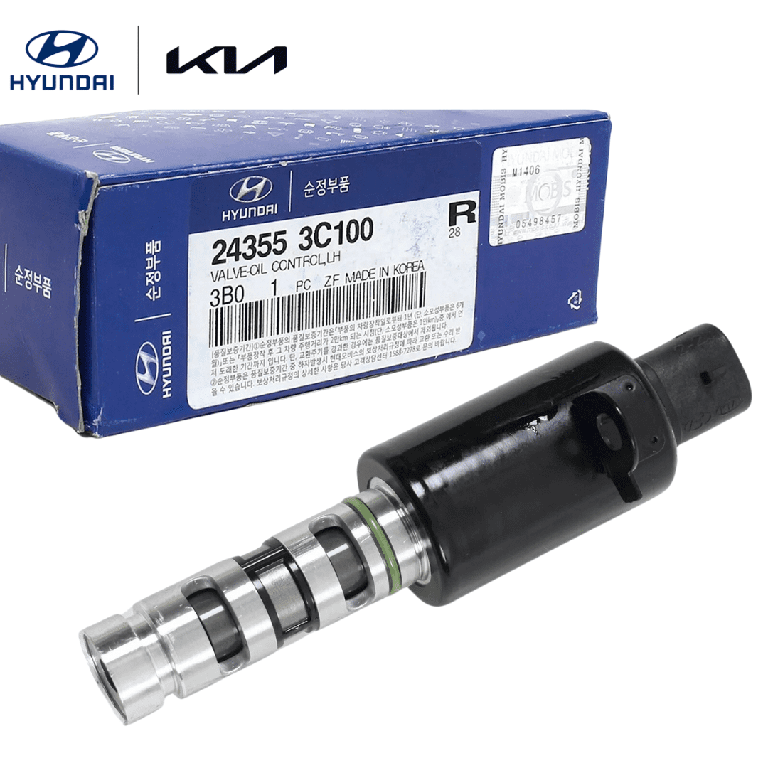 Sensor Valvula VVTI OCV Izquierda Hyundai Sonata Santa Fe Kia Sedona 3.3 3.8 2006-2010 243553C100 Genuino Original