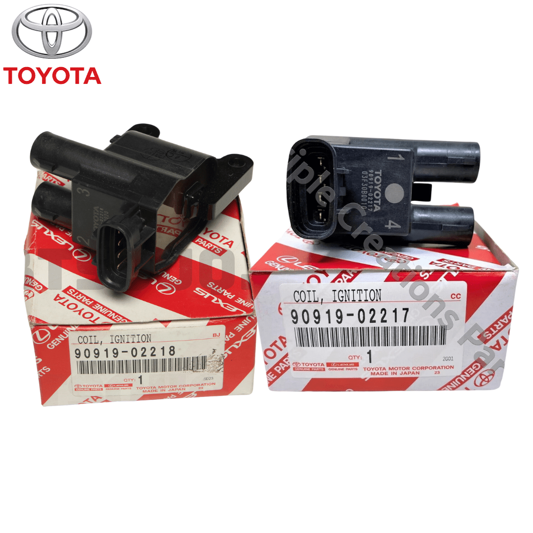 Juego Bobina de Encendido Toyota Camry 2.2 1996-2001 9091902217 9091902218 Genuino Original