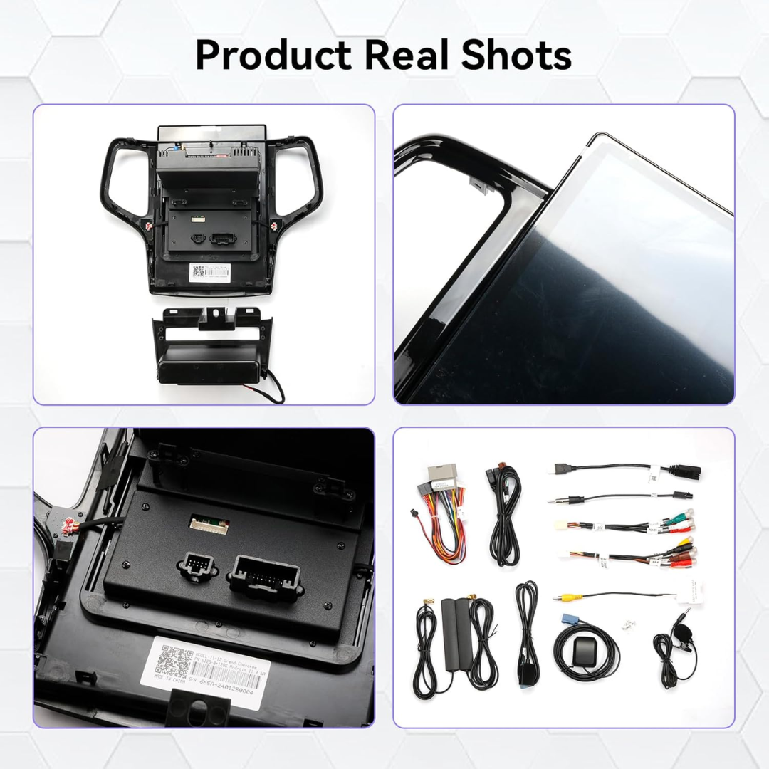 Pantalla Tesla Android 14.4" 8+128GB Jeep Grand Cherokee 2011-2021 Carplay GPS Multimedia Negro/Dorado - Imagen 14