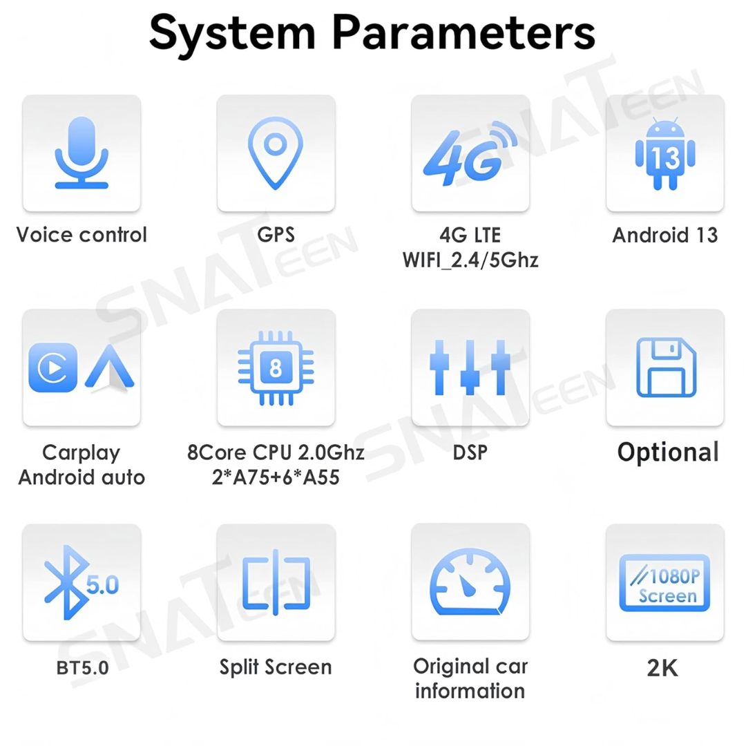 Pantalla Tesla Android 14.4" 8+128GB Jeep Grand Cherokee 2011-2021 Carplay GPS Multimedia Negro/Dorado - Imagen 15